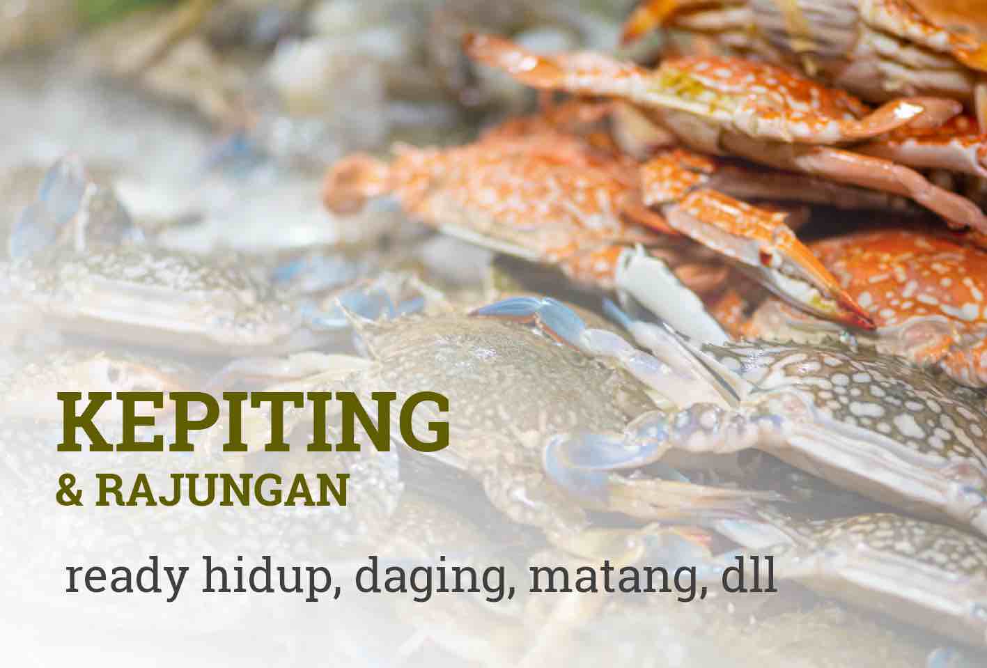 Kepiting Beku (Frozen) kualitas ekspor